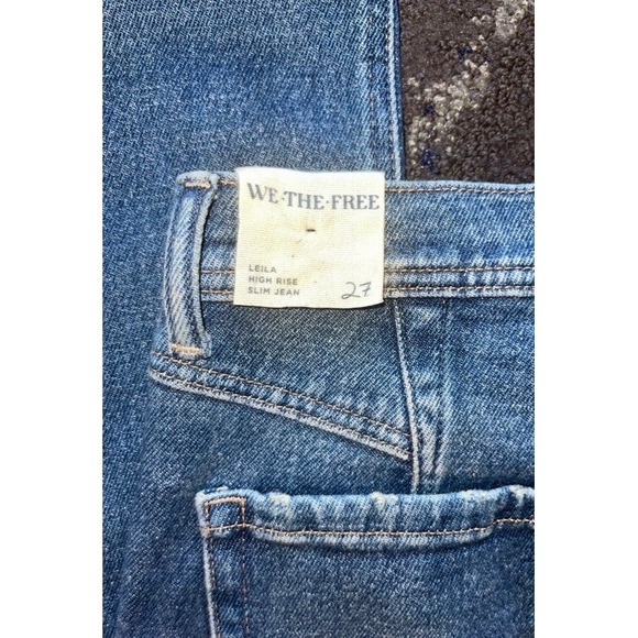 Free people‎ Leila high-rise Slim jeans We The Free size 27 New - Picture 5 of 5